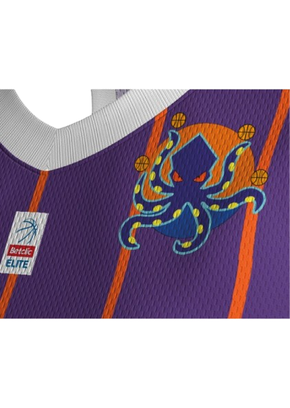 Maillot domicile femme zoom Maillot domicile femme du Montpellier Basketball zoomé sur le logo