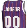 Maillot domicile du Montpellier Basketball zoomé vu de dos sur le côté