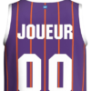 Maillot domicile du Montpellier Basketball zoomé vu de dos