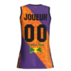 Maillot extérieur femme du Montpellier Basketball vu de dos