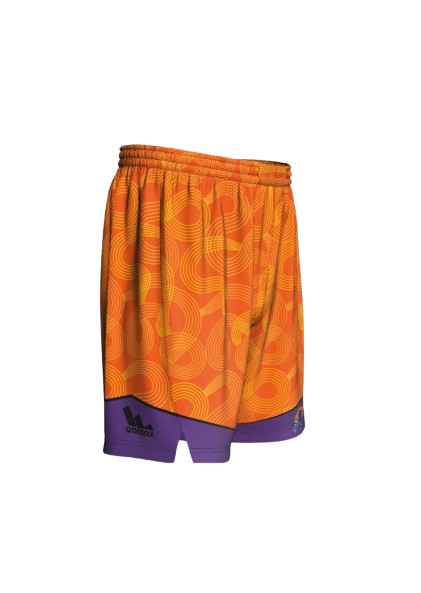 Short extérieur du Montpellier Basketball vu de côté