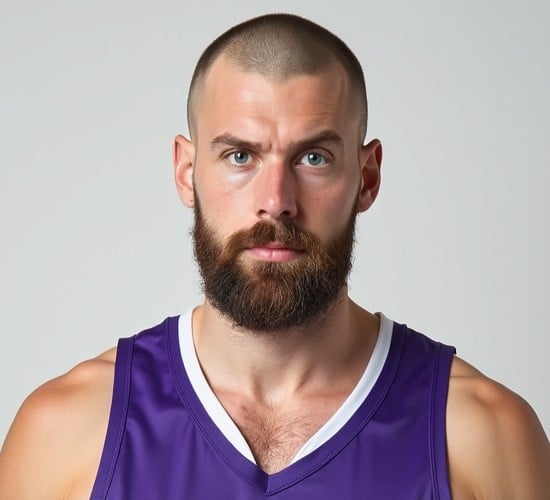 Portrait de Cédric Fontaine, joueur du Montpellier Basketball, saison 2024-2025