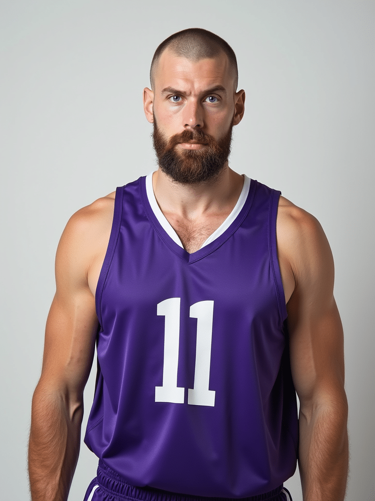 Portrait studio de Cédric Fontaine, joueur du Montpellier Basketball, saison 2024-2025