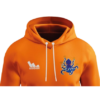 Hoodie_orange_face_zoom_1 Hoodie orange du Montpellier Basketball zoomé vu de face