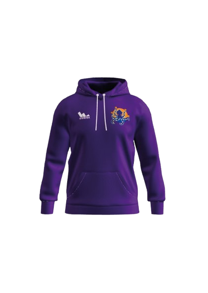 Hoodie violet du Montpellier Basketball vu de face