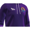 Hoodie violet du Montpellier Basketball zoomé vu de côté