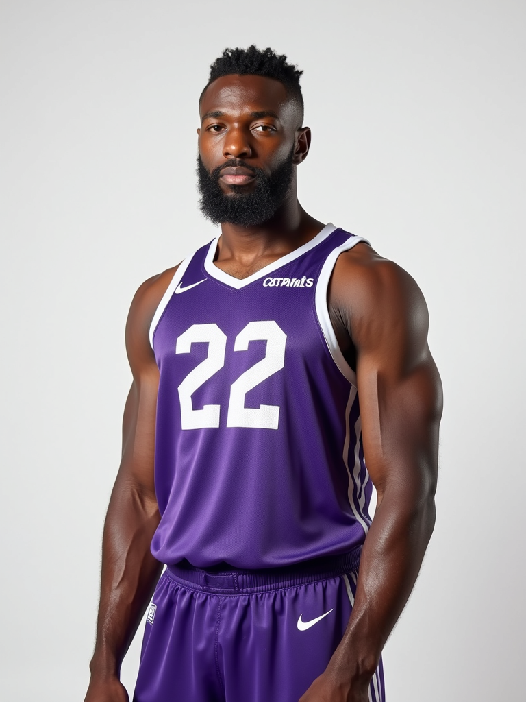 Portrait studio de Jason Williams, joueur du Montpellier Basketball, saison 2024-2025