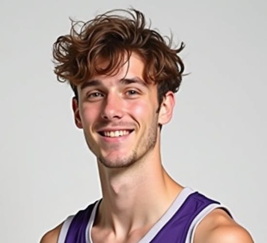 Portrait de Maxime Lefèvre, joueur du Montpellier Basketball, saison 2024-2025