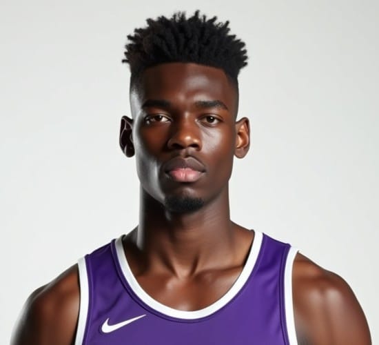 Portrait de Nathan Diarra, joueur du Montpellier Basketball, saison 2024-2025