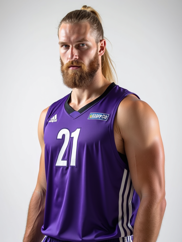 Portrait studio de Tomislav Petrovic, joueur du Montpellier Basketball, saison 2024-2025